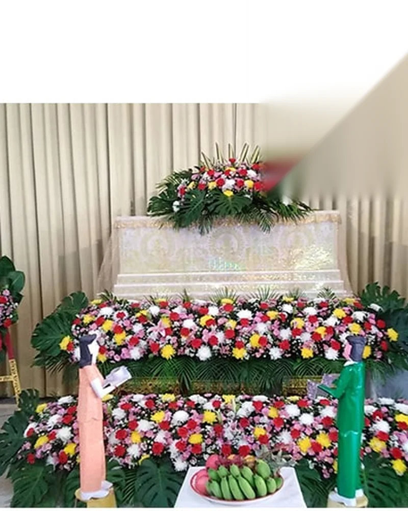 ดอกไม้ตั้งหน้าศพ ชุดมาตรฐาน ส่งด่วน กทม.