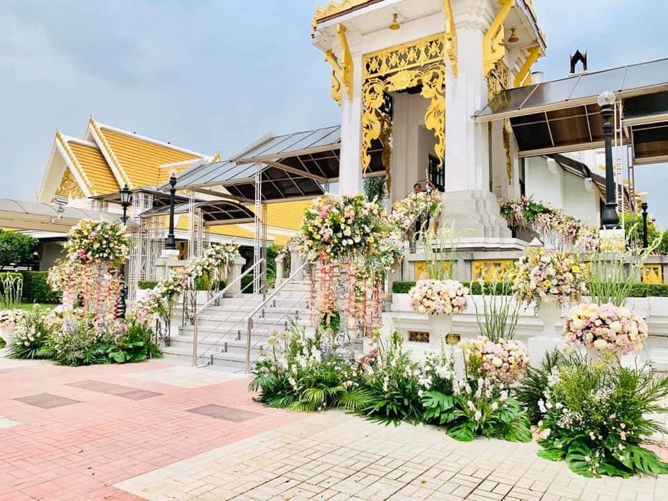 ดอกไม้หน้าเมรุ วัดคณิกาผล ส่งถึงวัด กรุงเทพฯ